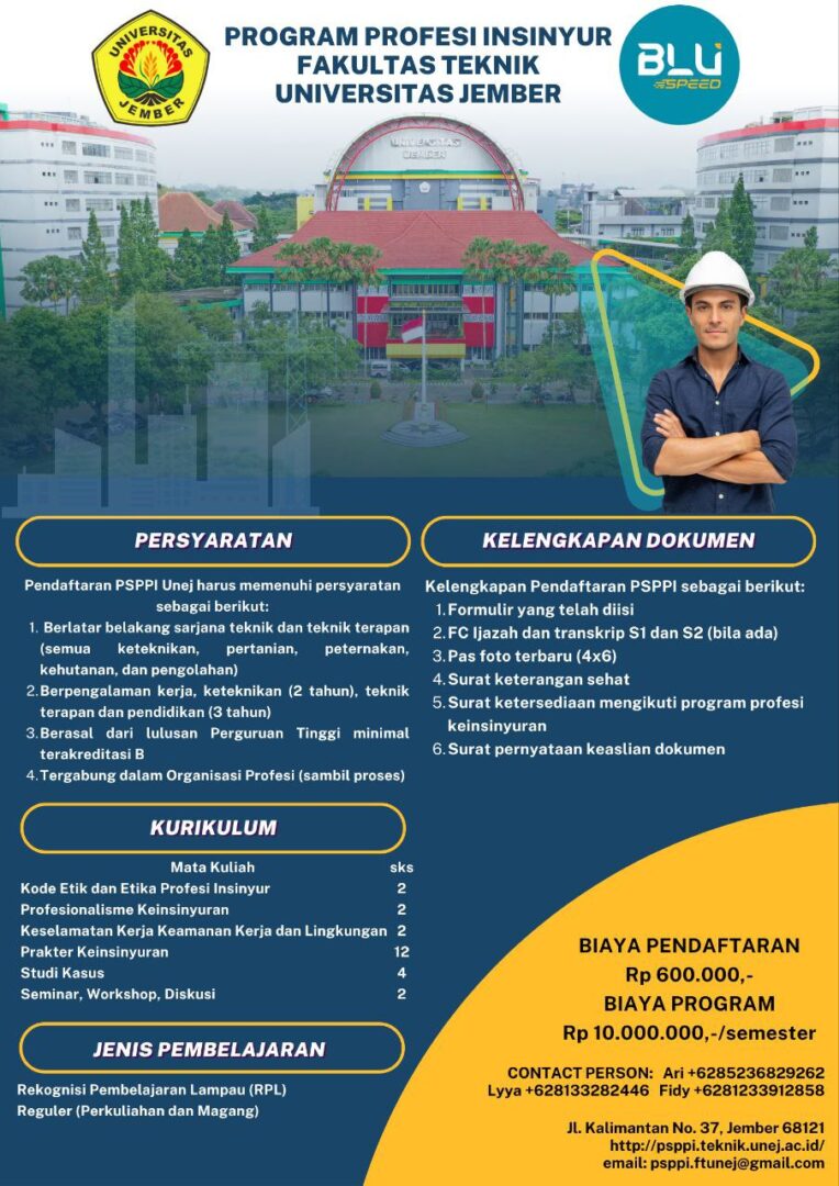 Program Studi Program Profesi Insinyur (PSPPI)